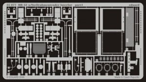 Eduard 35877 BR 52 w/ Steifrahmentender interior 1/35 Trumpeter