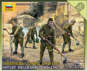 Zvezda 6108 Soviet Engineers 1941-1942 (1:72)