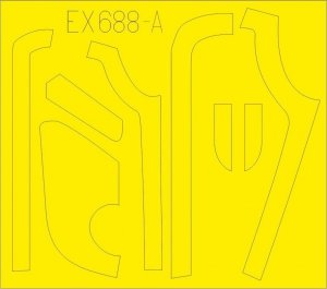 Eduard EX688 B-17G antiglare panels  (VE production) 1/48 HKM