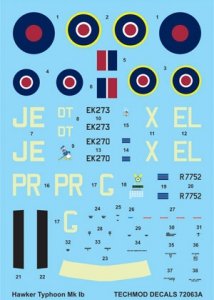 Techmod 72063 - Hawker Typhoon Ib (1:72)