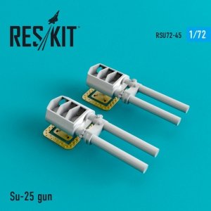 RESKIT RSU72-0045 Su-25 gun (2 pcs) for Zvezda, Art-Model 1/72