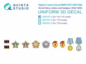 Quinta Studio QM10013 Soviet Navy orders and badges (1942-1945) 1/10