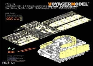 Voyager Model PE351124B  WWII German Pz.Kpfw.IV Ausf.F1（LateProduction）Basic（B ver included Ammo) 1/35