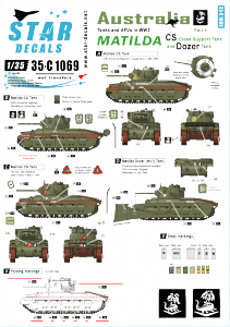 Star Decals 35-C1069 Australia Tanks & AFVs # 4 1/35
