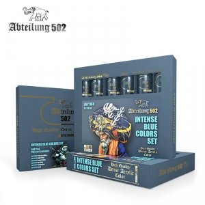 502 Abteilung ABT1168 INTENSE BLUE COLORS SET