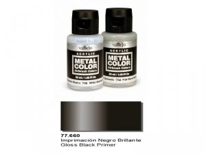 Vallejo 77660 Metal Color- Gloss Black Primer 32ml
