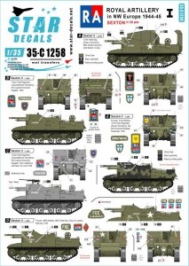 Star Decals 35-C1258 Royal Artillery # 1 1/35