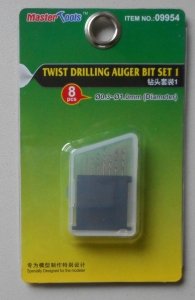 Trumpeter 09954 Twist Drilling Auger Bit Set 1 (0.3-1.0mm Diameter)