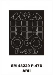 Montex SM48229 P-47D Razorback Arii