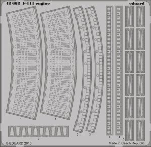 Eduard 48668 F-111 engine 1/48 Hobby Boss