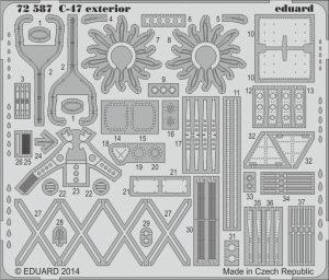 Eduard 72587 C-47 exterior 1/72 AIRFIX
