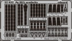 Eduard 32632 Ju 88A seatbelts 1/32 Revell