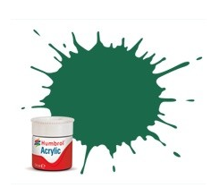 Humbrol AB0030 30 Dark Green Matt Acrylic Paint 14ml