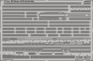 Eduard 17035 RN Roma 1943 battleship TRUMPETER 1/700