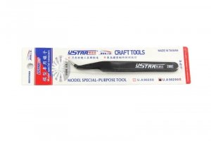 U-Star UA-90200E Straight Tweezer (pęseta stalowa- zakrzywiona)