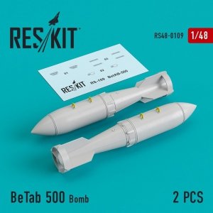 RESKIT RS48-0109 BeTab 500 Bomb (2 pcs) 1/48