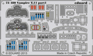 Eduard 73480 Vampire T.11 1/72 AIRFIX
