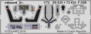Eduard SS635 F-35B HASEGAWA 1/72