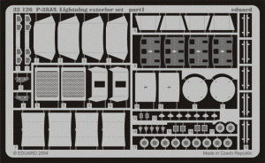 Eduard 32126 P-38J/ L exterior 1/32 TRUMPETER