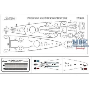 FlyHawk Model FH710101 Scharnhorst 1940 Wooden Deck (Flyhawk FH1147) 1/700