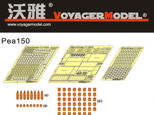 Voyager Model PEA150 WWII German Geschutzwagen IV b fur 10.5cm le.F.H. 18/1(Sf)  For TRUMPETER 00374 1/35