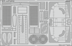 Eduard 48917 Su-27 exterior HOBBY BOSS 1/48