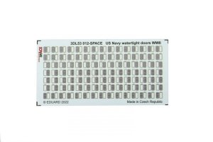 Eduard 3DL53012 US Navy watertight doors WWII SPACE 1/350