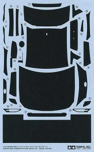 Tamiya 12658 Subaru BRZ Carbon Decal 1/24