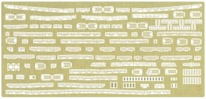 Hasegawa QG49 (72149) Hikawa Maru Detail Up Etching Parts Basic 1/350