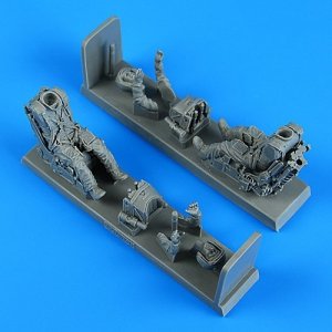 Aerobonus 320156 Soviet Pilot and Trainer Pilot with ej. seat for Su-25UB for Trumpeter 1/32