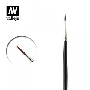 Vallejo RK25300 Finest Kolinsky Tajmyr Sable (Marta Kolinsky Tajmyr) NO. 3/0