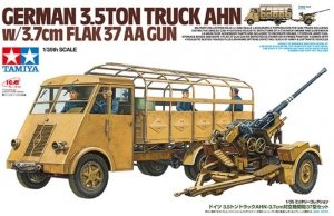 Tamiya 32410 German 3.5t truck AHN w/3.7cm Flak 37 AA Gun 1/35