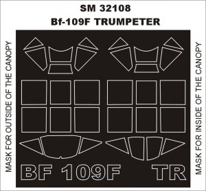 Montex SM32108 Bf-109F TRUMPETER