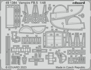 Eduard 491384 Vampire FB.5 Airfix 1/48