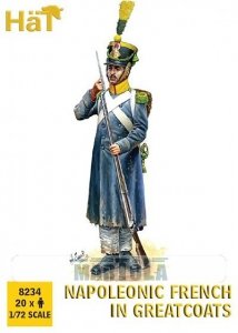 Hat 8234 Napoleonic French in Greatcoats 1:72