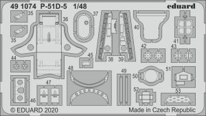 Eduard 491074 P-51D-5 interior 1/48 AIRFIX