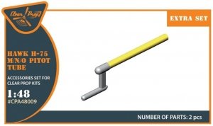 Clear Prop! CPA48009 Hawk H-75 M/N/O pitot tube for CP kit 1/48