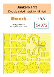 Omask 54072 Junkers F13 mask (for Miniart) 1/48