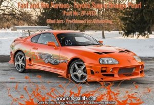 Zero Paints ZP-1413 Fast and the Furious Toyota Supra Orange Pearl Paint 60ml
