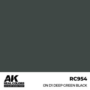 AK Interactive RC954 IJN D1 Deep Green Black 17 ml