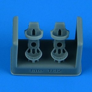 Quickboost QB32335 German Luftwaffe WWII pedals - late v. 1/32