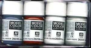 Vallejo 73195 Acrylic Textures Effect Set