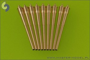 Master SM-700-036 USN 16in/45 (40,6 cm) Mark 6 barrels (9 pcs) - North Carolina and South Dakota battleship classes
