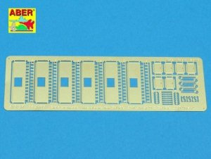 Aber 35A103 Armored personnel carriers side stowage bins doors for Sd. Kfz. 251, Ausf.D and Sd. Kfz. 250 Noe (1:35)