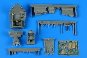 Aires 4880 SAAB J 29F Tunnan cockpit set for Hobby Boss 1/48