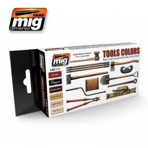 AMMO Mig 7112 TOOLS COLORS 6x17ml