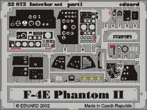 Eduard 32503 F-4E interior 1/32 Tamiya