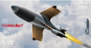 Modelcollect UA72216 German WWII Luftwaffe Weapon Set 1 (X-4x10 and SC1000x4) 1/72