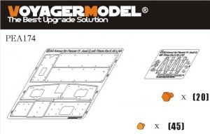 Voyager Model PEA174 WWII German Pz.Kpfw.IV Ausf.D mit 75mm Kw.K.40 L/43 Additional Armour (For DRAGON 6330) 1/35
