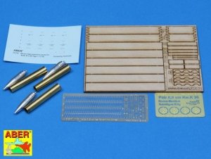 Aber 16014 8,8 cm Tiger I high-explosive Ammo with box (1:16)